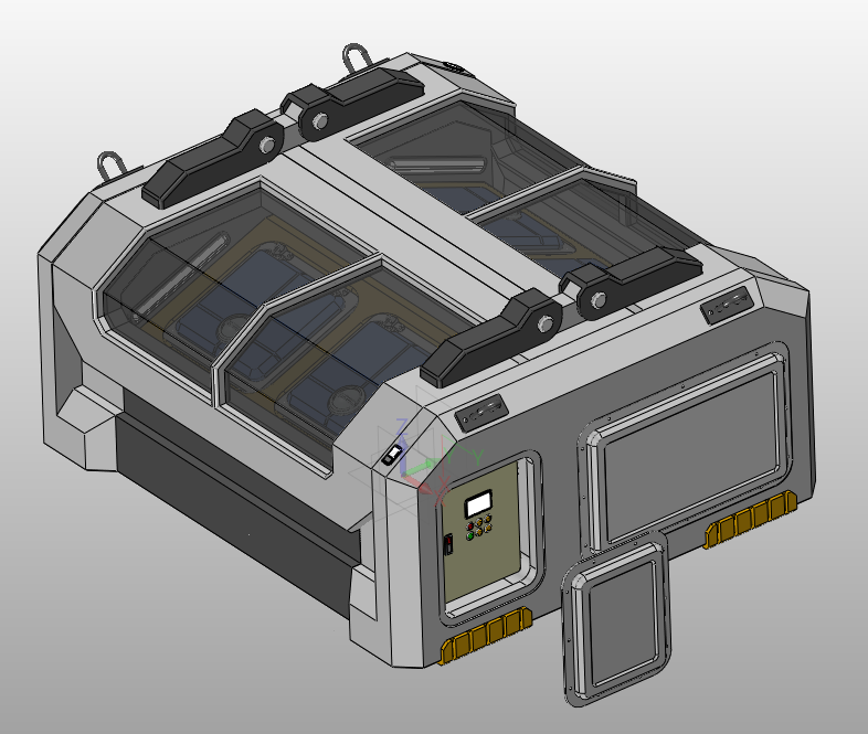 Moon Movers月球移动器3D数模图纸 STEP格式